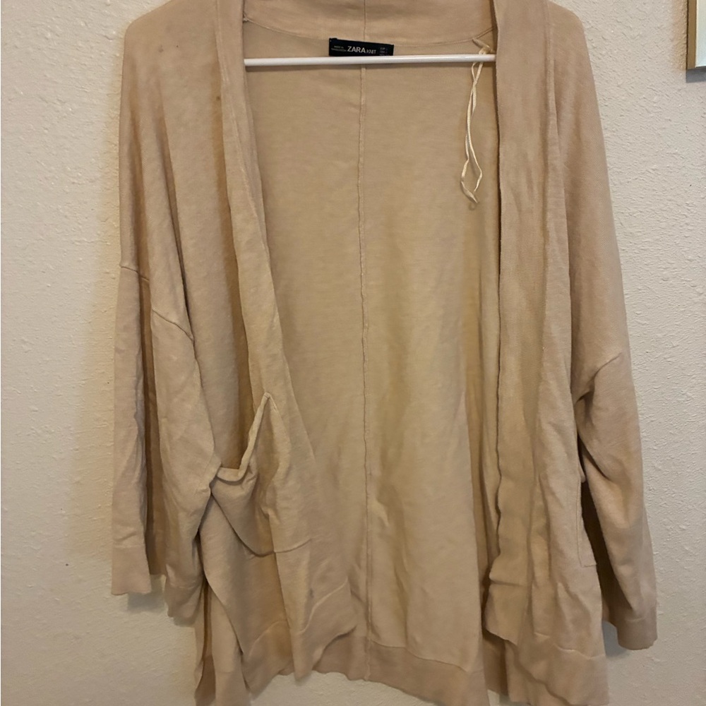 Zara Women's Beige Cardigan